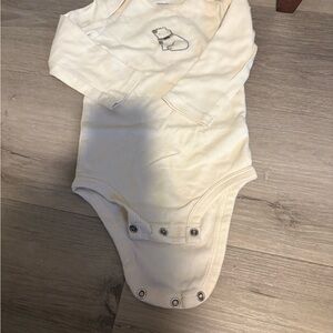 Carter's Cream Long Sleeve Bodysuit